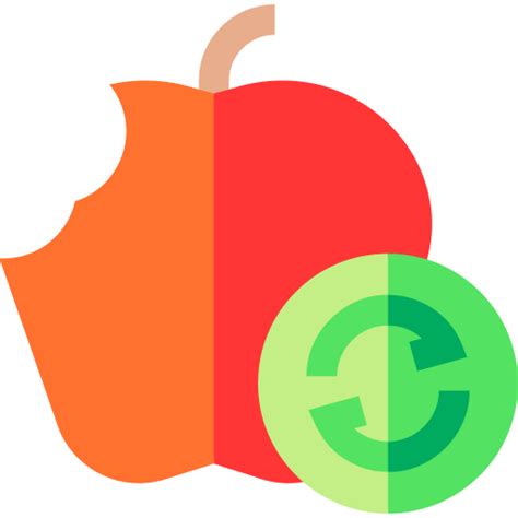 Food waste Basic Straight Flat icon