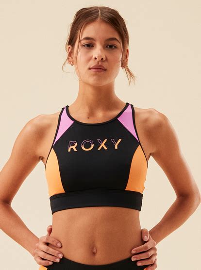 roxy active bra bikini top  women roxy