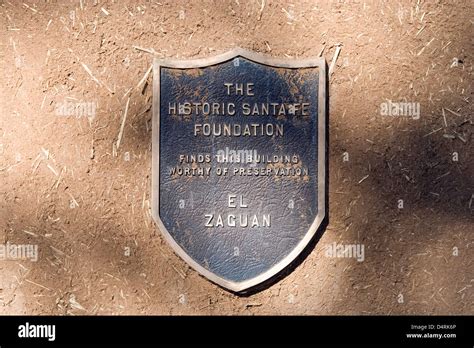 santa fe el zaguan stock photo alamy