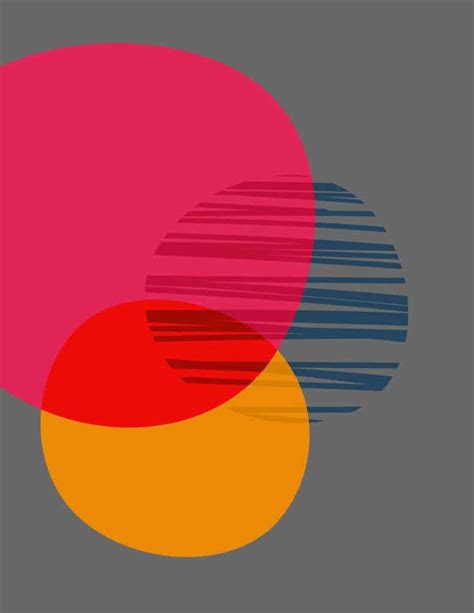 FREE colorful geometric art printables — 25 designs to choose from!