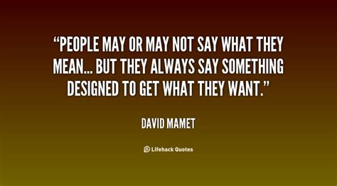 David Mamet Quotes. QuotesGram