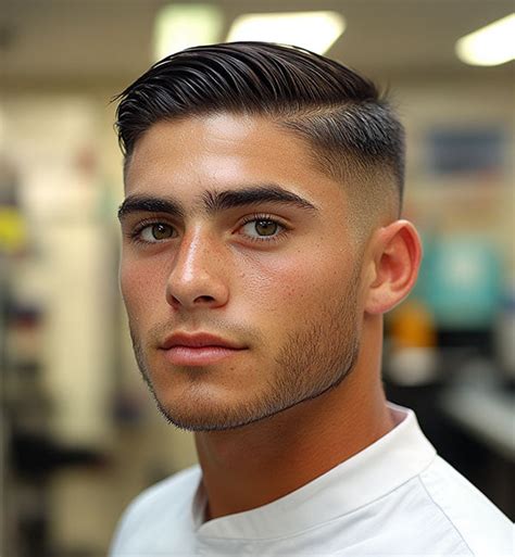 stylish side part hairstyles  men blending classic elegance