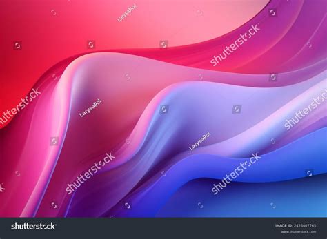 Abstract Waves Shape Glowing Ultraviolet Spectrum Stock Photo ...