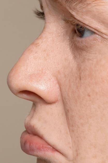 Free Photo | Close up on pores on woman face