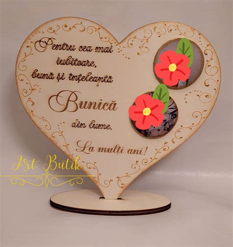 Inima gravata cu suport – Art Butik