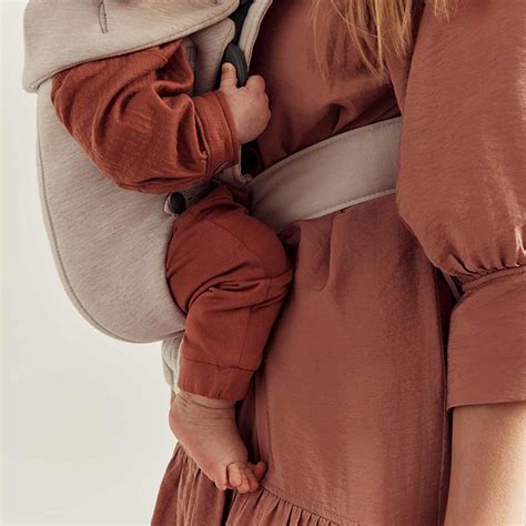 BabyBjorn Mini 3D Jersey Baby Carrier - Light Beige | Natural Baby Shower