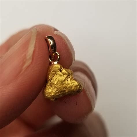 Natural Gold Nugget Pendant Nugget Pendant Gold Nuggets - Etsy