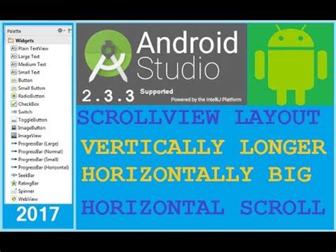 scrollview  android horizontal scrollview  android