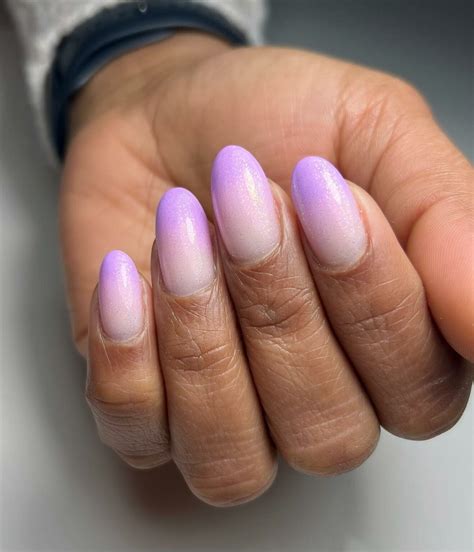 33+ Gorgeous Lilac Ombre Nails Trending - Nail Designs Daily