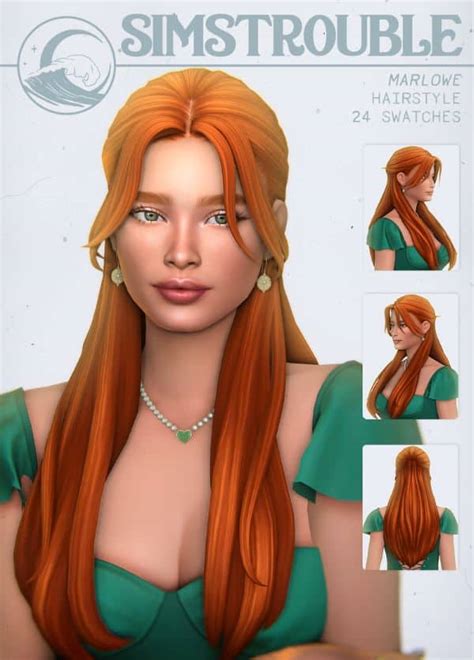 39+ Sims 4 Long Hair CC: Straight, Wavy, Braids & More - We Want Mods