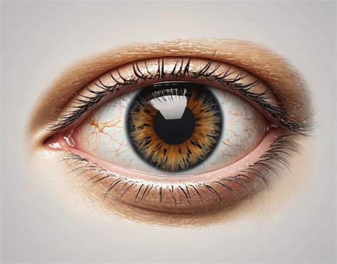 Premium Photo | Realistic eye with a realistic eye with a realistic eye