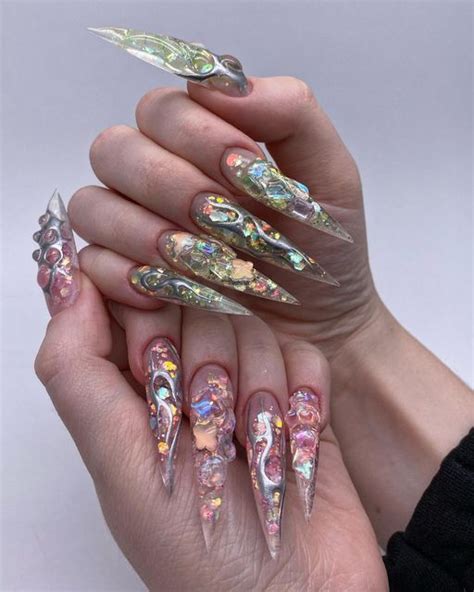 НАРАЩИВАНИЕ НОГТЕЙ ♡ СКАЙСЫ ♡ МОСКВА on Instagram: "ногти феечки 🧚 ...