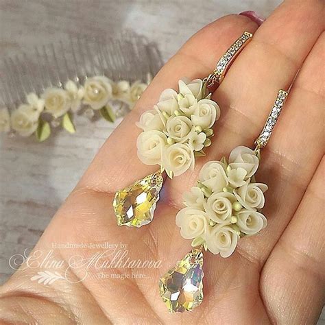 Нет описания фото. | Polymer jewelry, Polymer clay jewelry, Handmade ...
