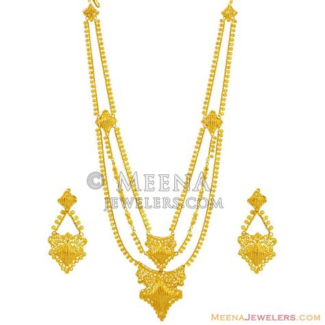 gold necklace set raani haar stgo  gold  antique