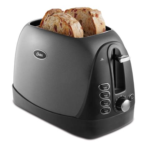 Amazon.com: Oster 2-Slice Toaster, Metallic Grey (TSSTTRJBG1): Black ...