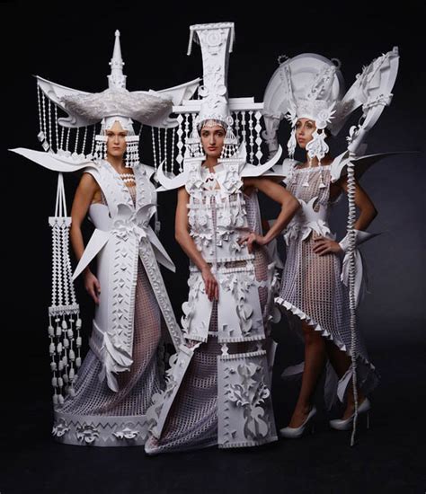 Stunning Paper Wedding Dress by Asya Kozina - Design Swan