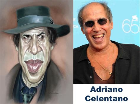 adriano celentano | Карикатура, Знаменитости, Актеры
