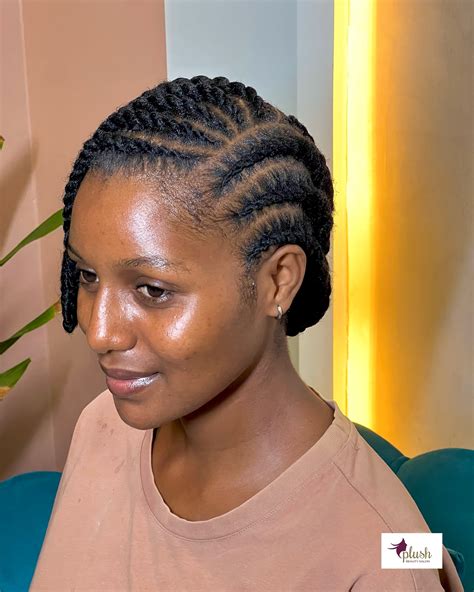 This flat twists hairstyles technique is surprisingly simple for beginners 6