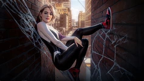 Courage Of Gwen Stacy Wallpaper,HD Superheroes Wallpapers,4k Wallpapers