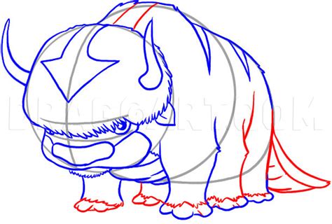 draw appa drawing step  step  dawn dragoart