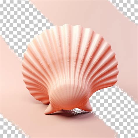 Premium PSD | Transparent background seashell