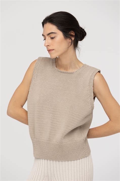 Vesto Vest No2 Pastel Mocha - nonna lietta
