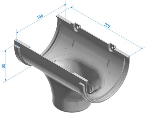 Водосточная воронка Docke Standard белая RAL 9003 купить от производителя