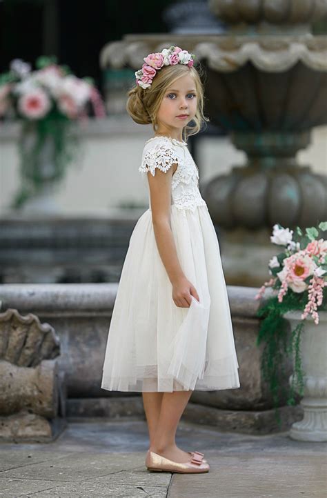 Flower Girl Dress Ivory