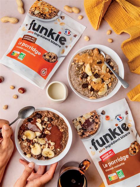 funkie secoue le petit dej avec son porridge chocolate en exclusivite