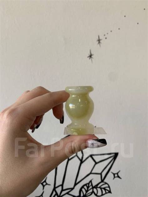 Подсвечник из оникса, всем, новый, в наличии. Цена: 350₽ во Владивостоке