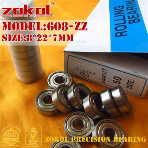 ZOKOL 608 ZZ 2RS RS bearing 608ZZ 608RS P5Z4 Z1 ABEC5 Miniature 608 ZZ ...