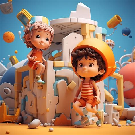 3d Render Kids Images - Free Download on Freepik