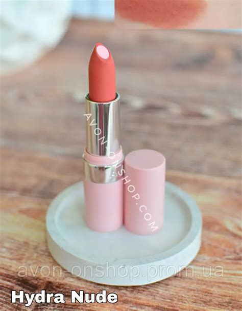 Купить Avon Hydra Nude/Нежный нюд матовая губная помада с гиалуроновой ...