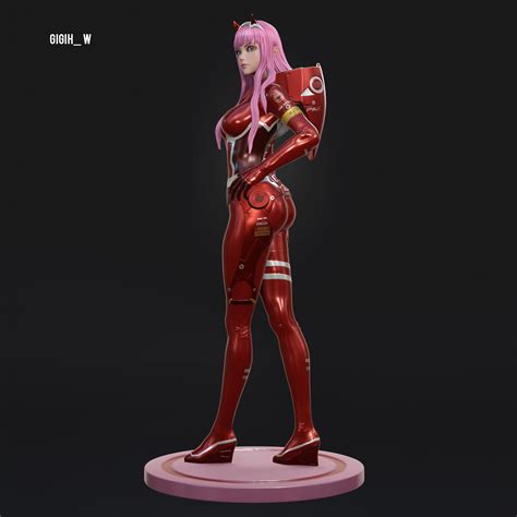 🗿 Zero Two From Darling In the FranXx 3D print model・ 3D File for ・Cults