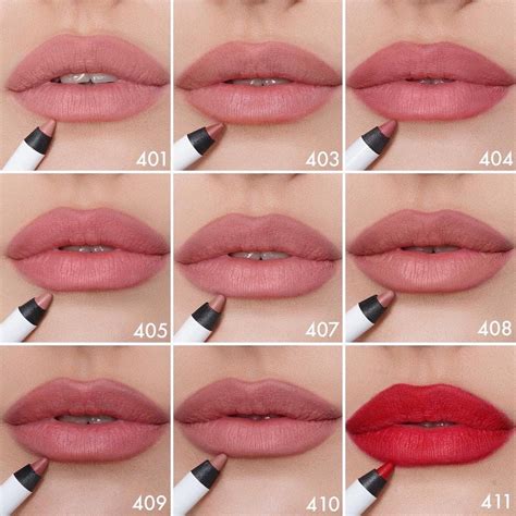 Набор гелевых карандашей для губ Lamel Long Lasting Gel Lip Liner, 7 ...