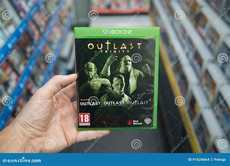 Outlast Trinity Videogame on XBOX One Editorial Stock Image - Image of ...