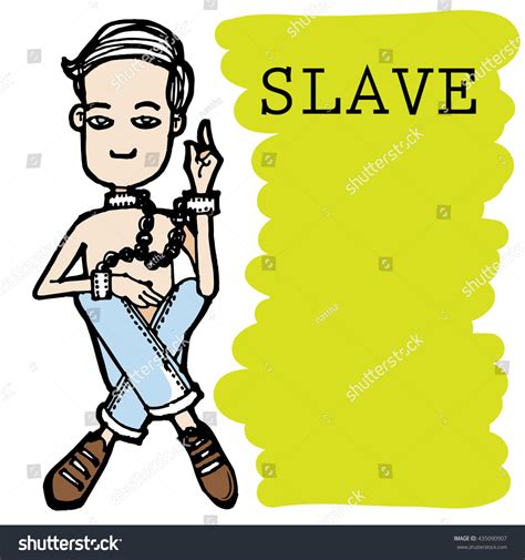 Slave Man Cartoon Vector Character Stock Vector (Royalty Free) 435090907