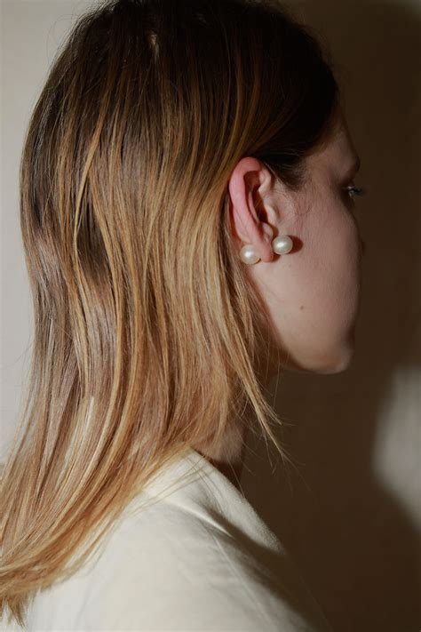 large pearls piercing