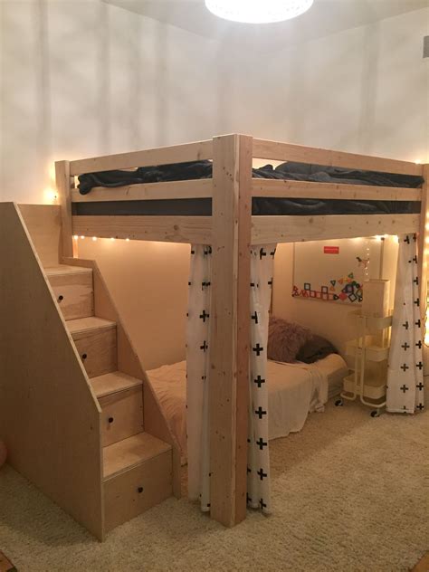 Under loft bed ideas kids – Artofit