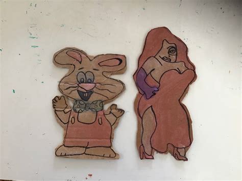 Roger and Jessica Rabbit Cut Outs. by Jules2005 on DeviantArt