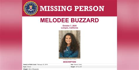 A timeline of 9-year-old Melodee Buzzard's disappearance and alleged