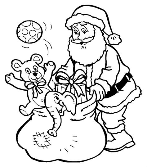Imprimir Desenhos De Natal Papai Noel Para Colorir - 8