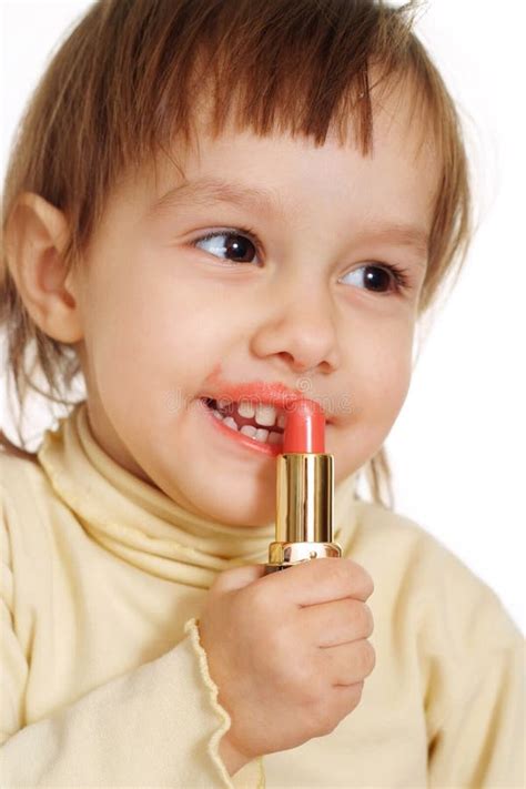 Nice girl on white stock image. Image of pretty, cute - 20231159