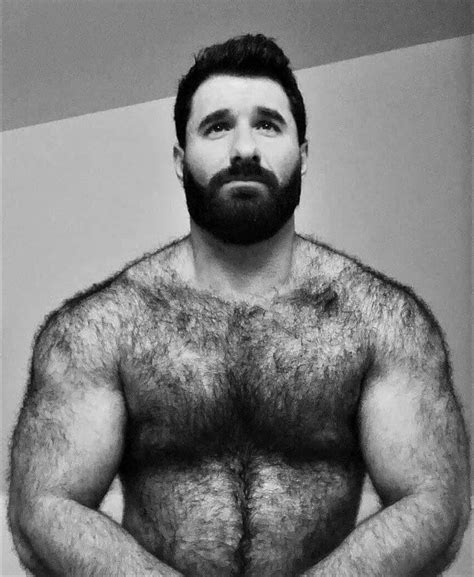 Pin by Chad Perkins on Shirtless Beard B&W | Scruffy men, Hairy men
