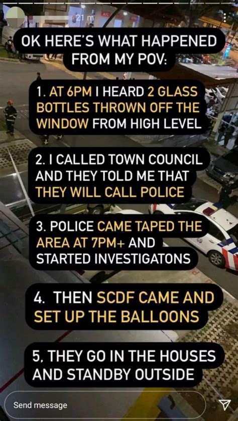 fb video shows spf scdf officers swarming  hdb block  yishun