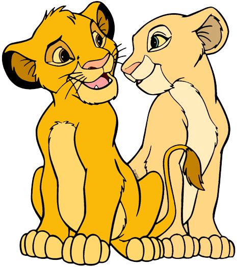 Simba and Nala Clip Art (PNG Images) | Disney Clip Art Galore