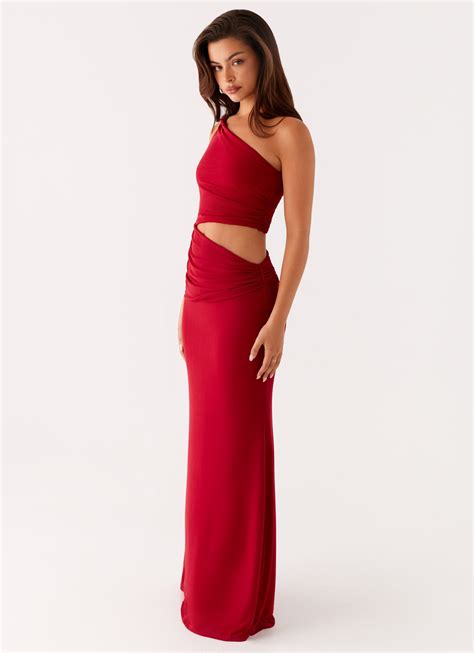 Three Wishes Maxi Dress - Raspberry – Peppermayo