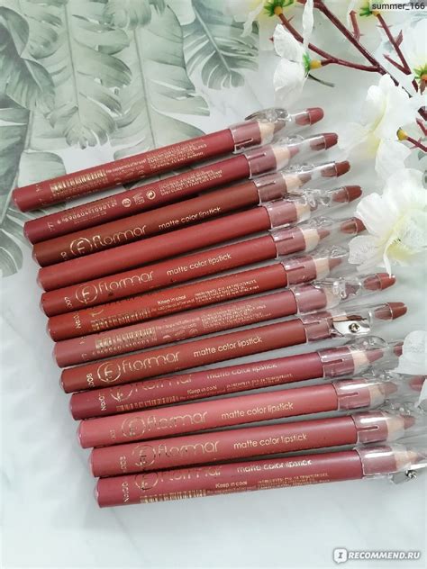 Карандаш для губ Flormar Matte color lipstick - «Бюджетные нюдовые ...