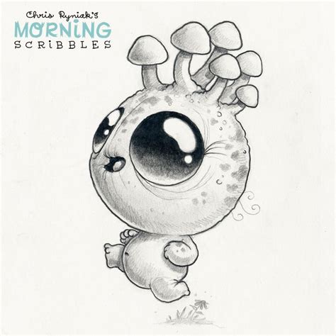 Pin on The marvellous CHRIS RYNIAK | Cute monsters drawings, Sketches ...