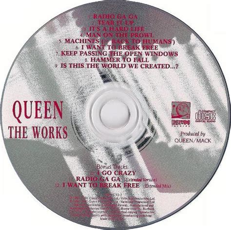 Queen "The Works" album gallery